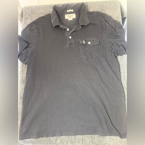 Penguin Men's Black Polo Shirt- Size L